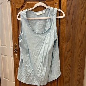 Belle by Kim Gravel Light Blue Tank Top